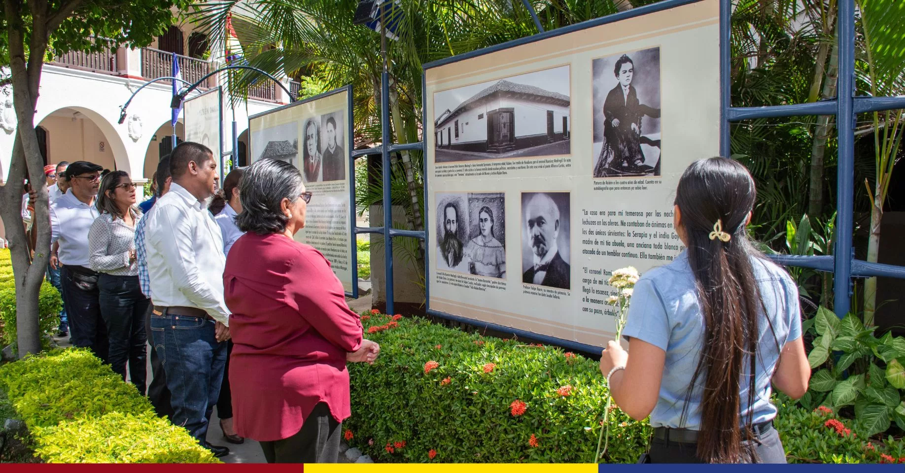 UNAN-León conmemora los 157 años del natalicio del Príncipe de las Letras Castellanas