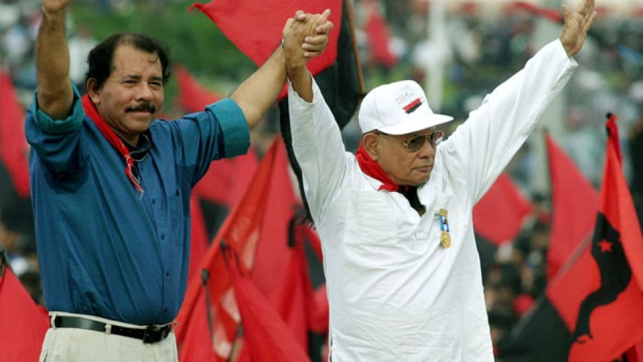 Cmte. Tomás Borge Martínez y Cmte. Daniel Ortega