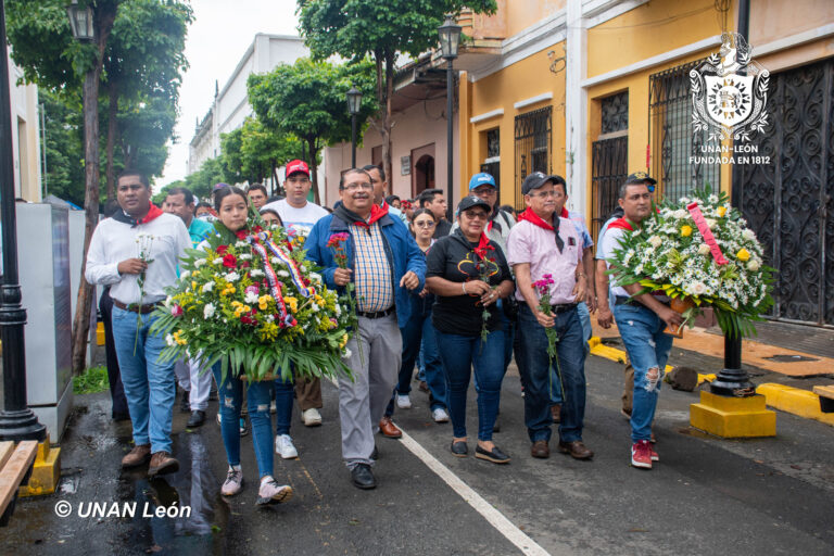 Homenaje a Casimiro Sotelo Montenegro UNAN-Leon (3)
