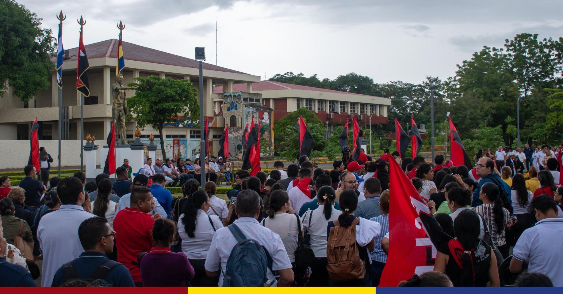 UNAN-León Conmemora el 89 aniversario del natalicio del Comandante en Jefe de la Revolución Carlos Fonseca Amador