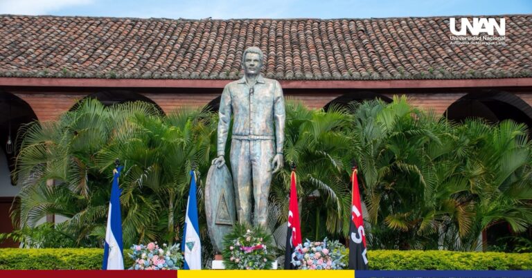 Militancia Sandinista participa del Acto político, cultural revolucionario.