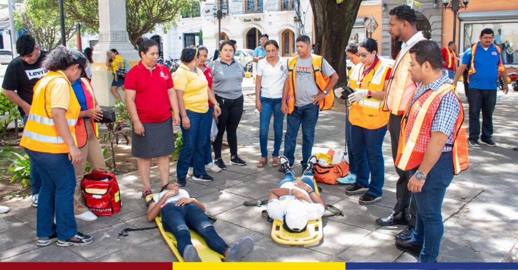 UNAN-León participa en el Tercer Ejercicio Nacional para proteger la vida ante situaciones Multiamenazas