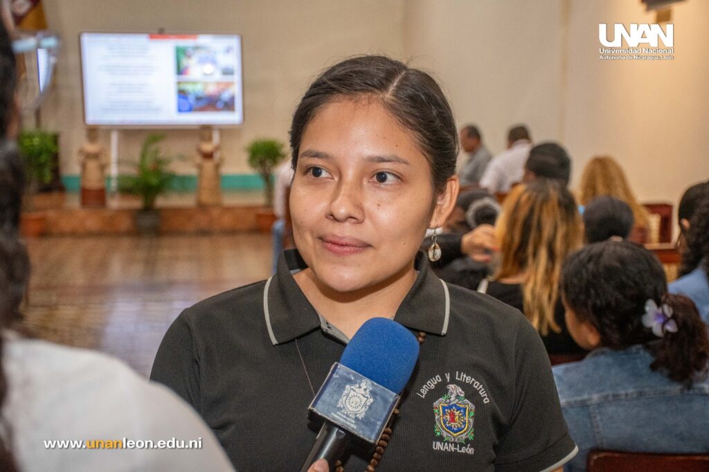 Aracely González, estudiante de UNAN-León