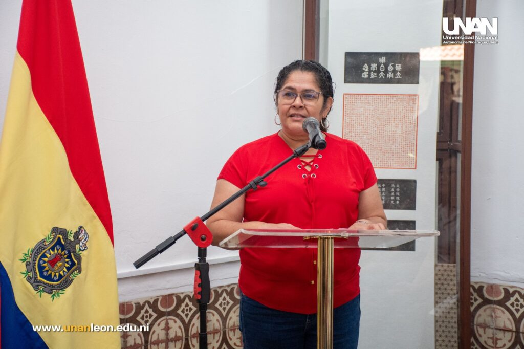 Cra. Ana Cecilia Chevez, Rectora de UNAN-León