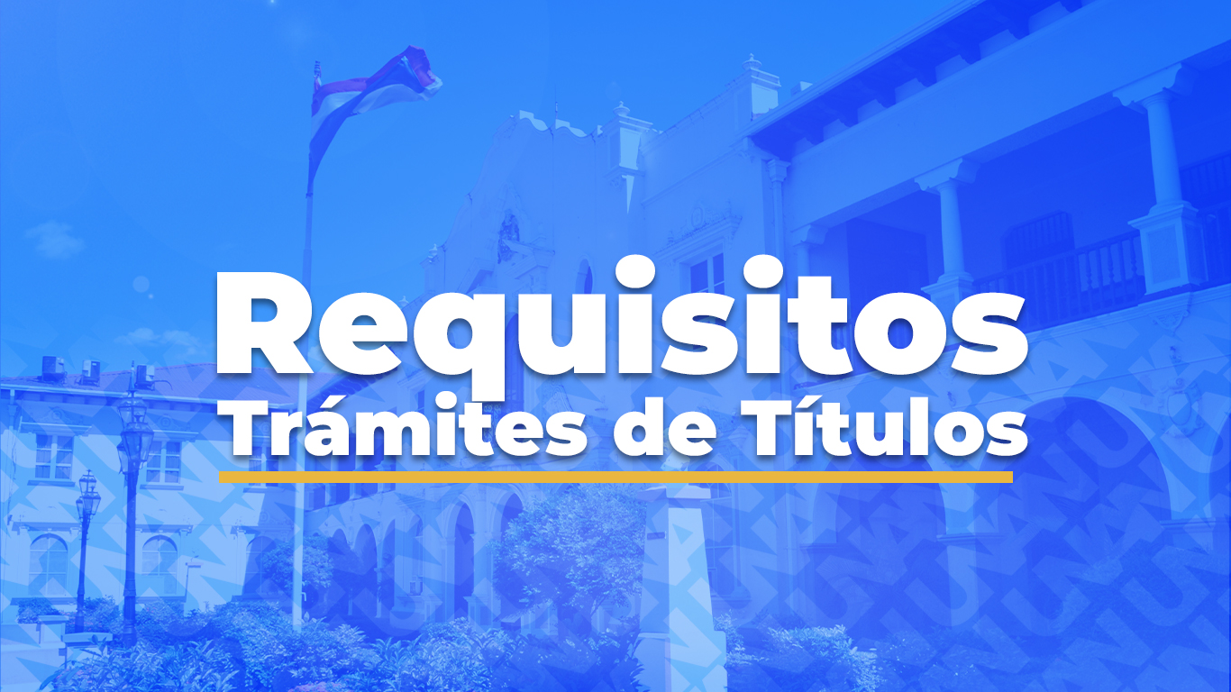Trámites de Títulos